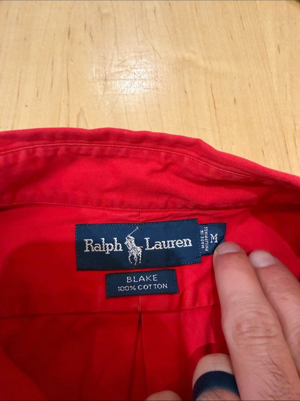 Polo by Ralph Lauren Men's Bright Red The Blake Button-Down Shirt